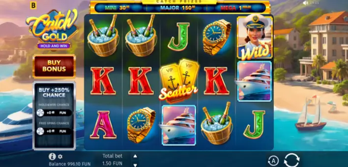 Nikmati Kemewahan Mediterania di Catch the Gold Hold and Win