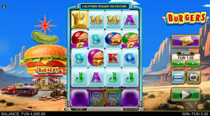 Cicipi Kemenangan Lezat Bersama Burgers dari Big Time Gaming